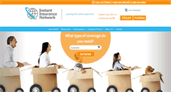 Desktop Screenshot of instantinsurancenetwork.com